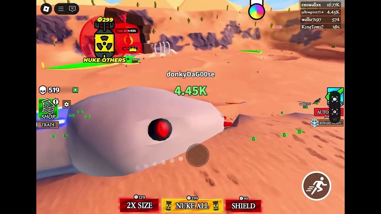 Roblox be a snake gameplay (subscribe, or I will eat you!)