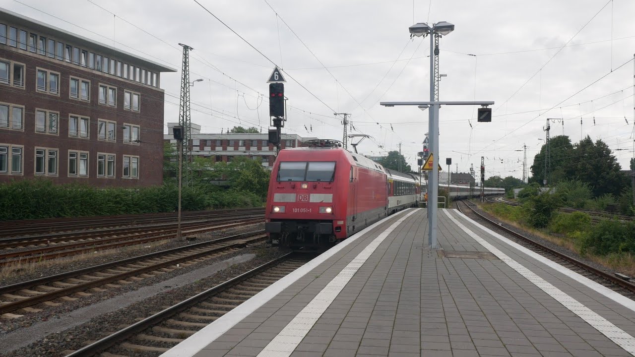 Eisenbahnverkehr in Münster (Westf) Hbf Mit Br 401 442 146 644 429 3429 101 428 1428 643