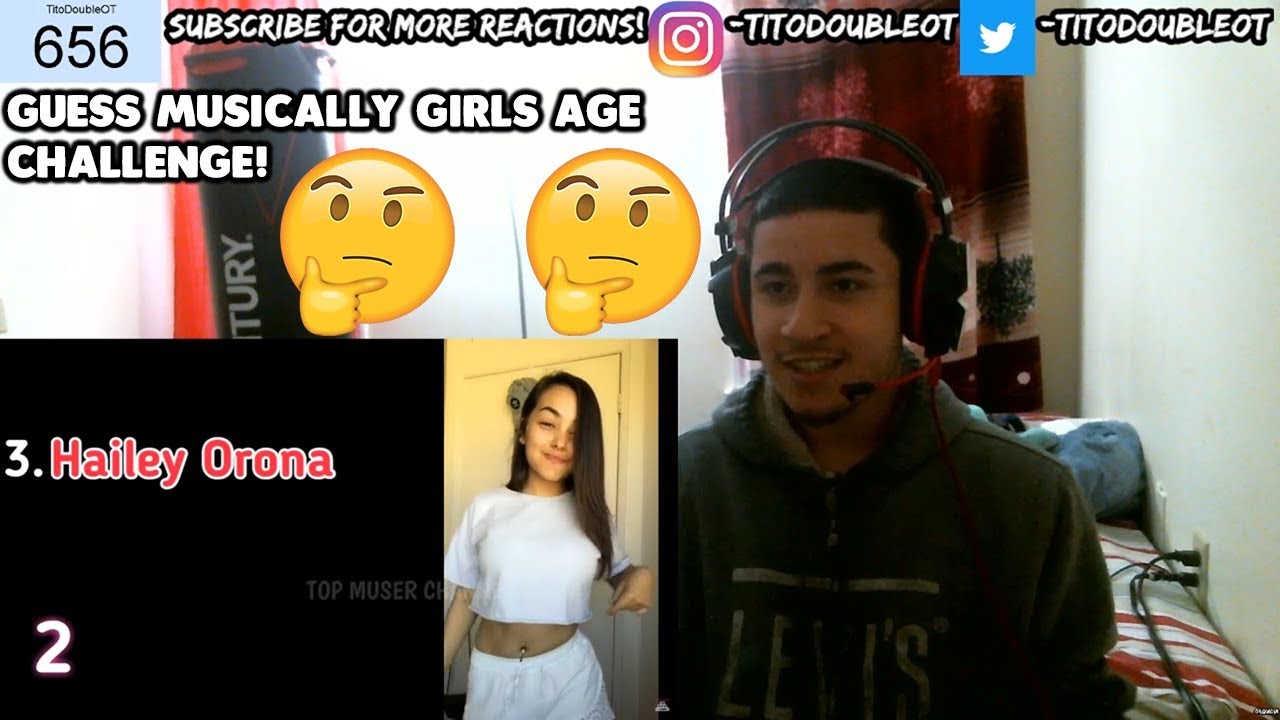 GUESS HER AGE CHALLENGE!! Musical.ly Stars Compilation | Musically Challenge REACTION!
