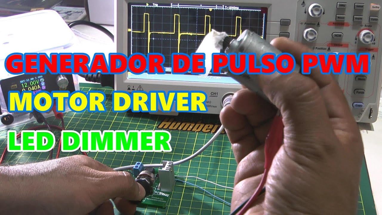 ELECTRONICA - Como Construir un GENERADOR DE PULSO PWM / LED DIMMER / MOTOR DRIVER - MUY FACIL