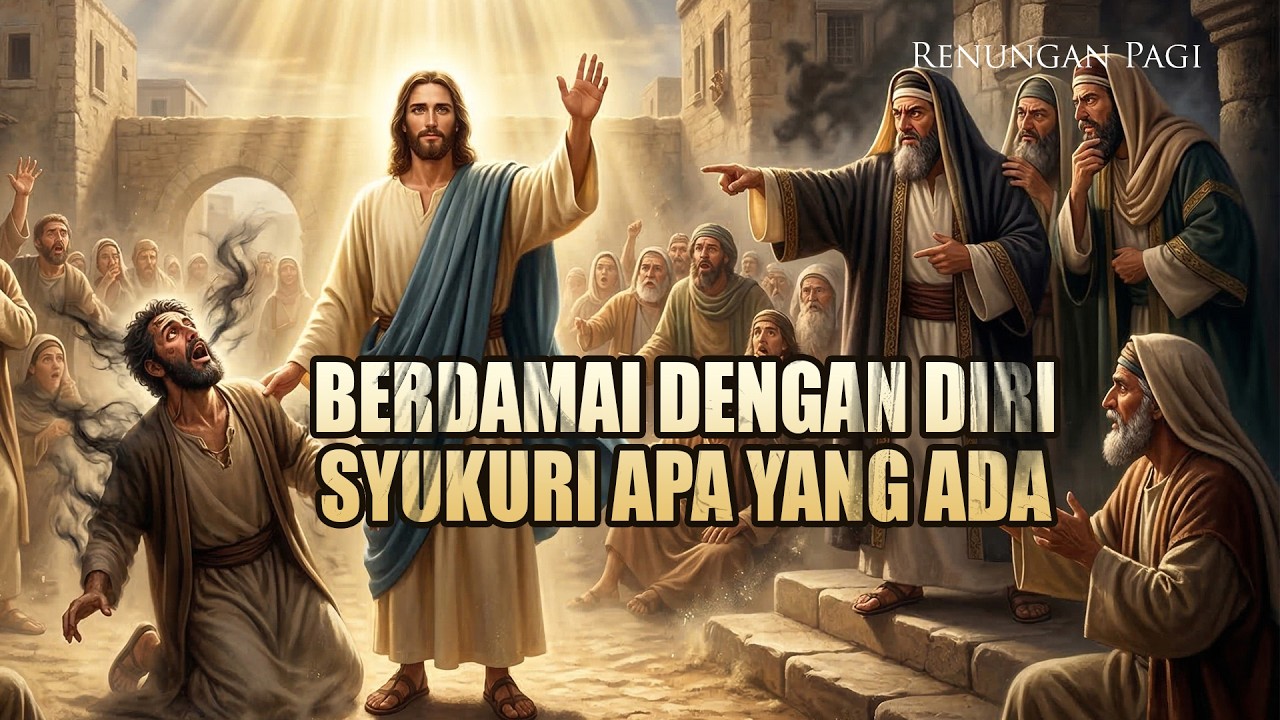 RENUNGAN PAGI - BERDAMAI DENGAN DIRI, SYUKURI APA YANG ADA - LUKAS 11 : 14 - 23