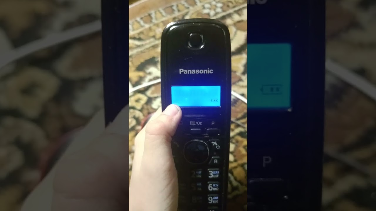 PANASONIC МОДЕЛЬ № KX-TG1611RU Регистрация трубки