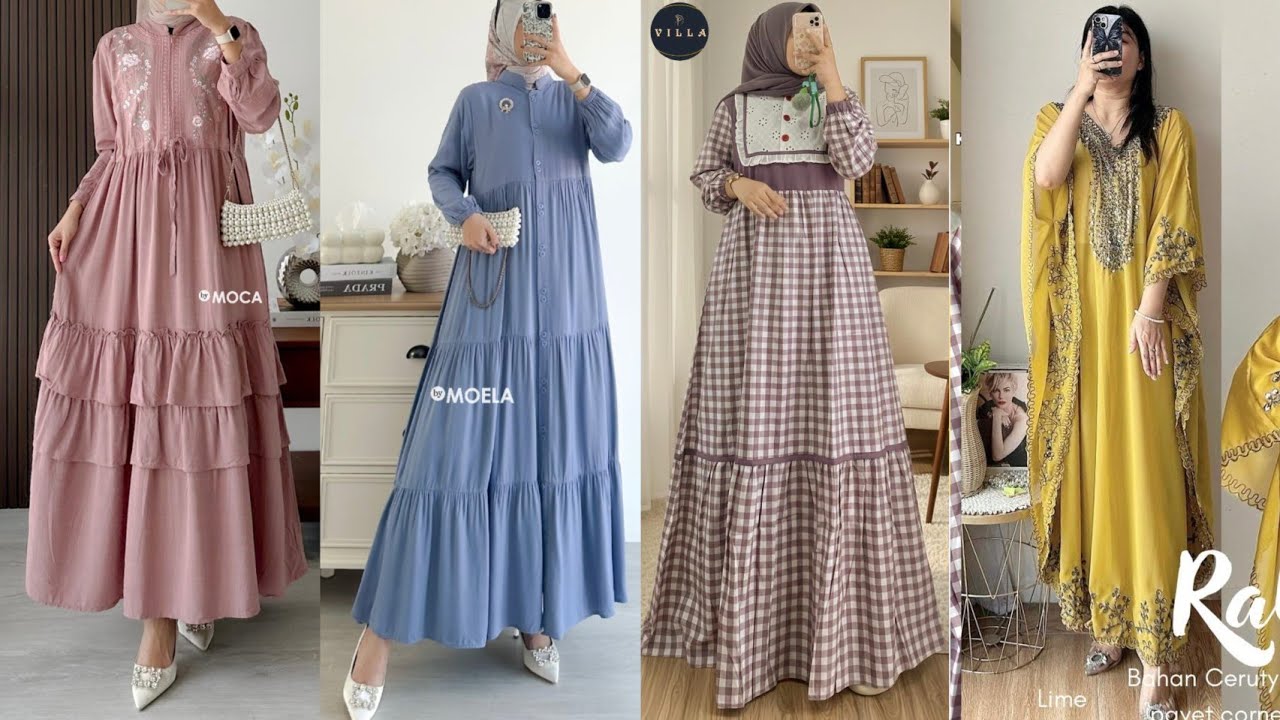 TREND GAMIS TERBARU 2026 |GAMIS CASUAL,GAMIS LEBARAN SIMPEL 