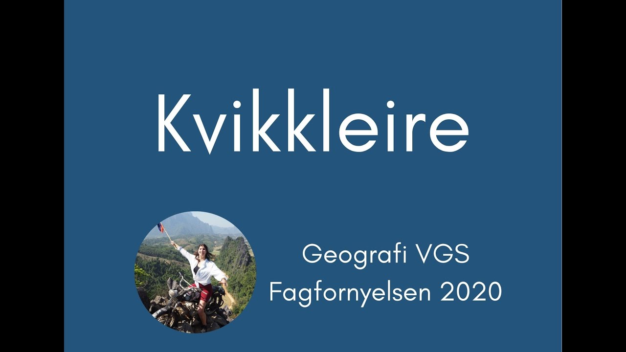 Geografi #21 Kvikkleire