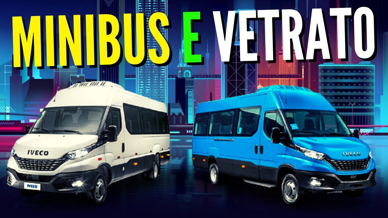 NOVAS IVECO DAILY MINIBUS E VETRATO