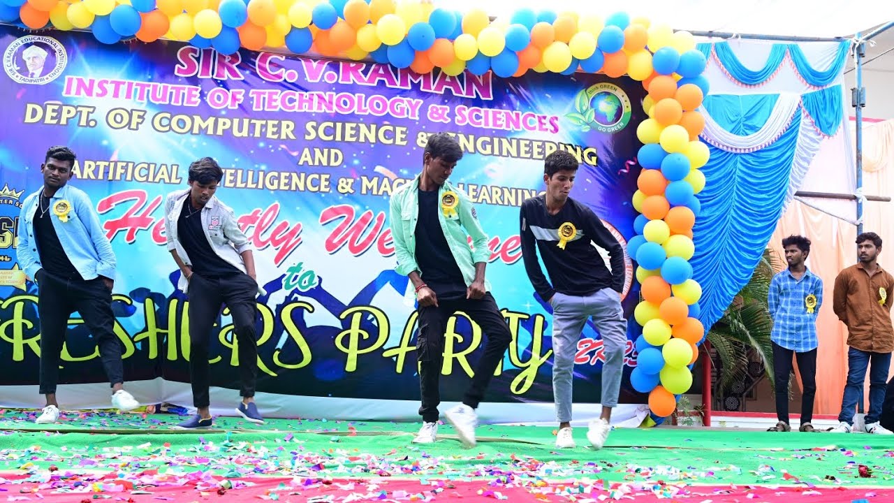Fresher's day party...2k23||Pavan Group(CSE) ||CVRT|| #fresherspartydance #unique #dancer # #blast