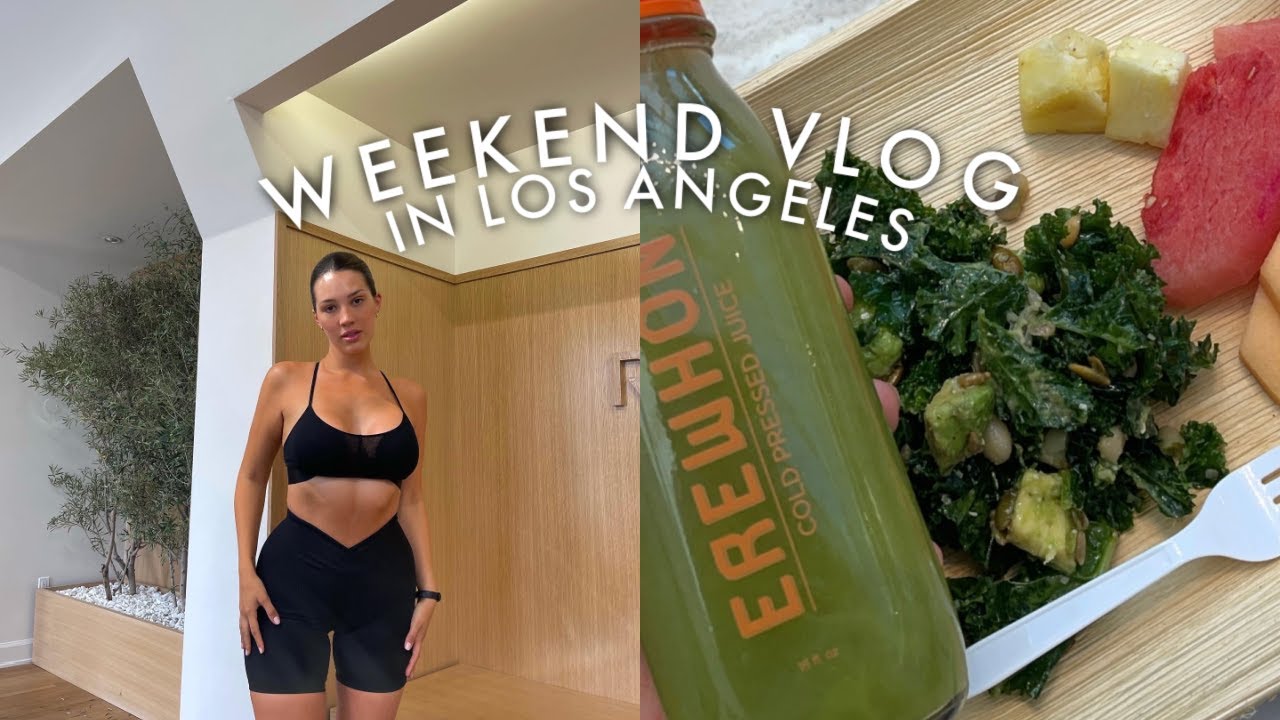 WEEKEND VLOG: Revolve Workout, Healthy Recipes, Drinks with the Girls
