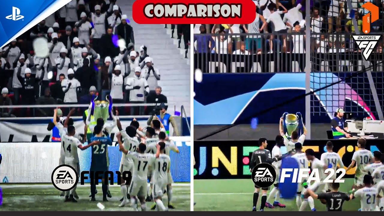 Fifa 19 Vs FIFA 22 PS5 Comparison! (Gameplay, Graphics, Player Animation, and more!)