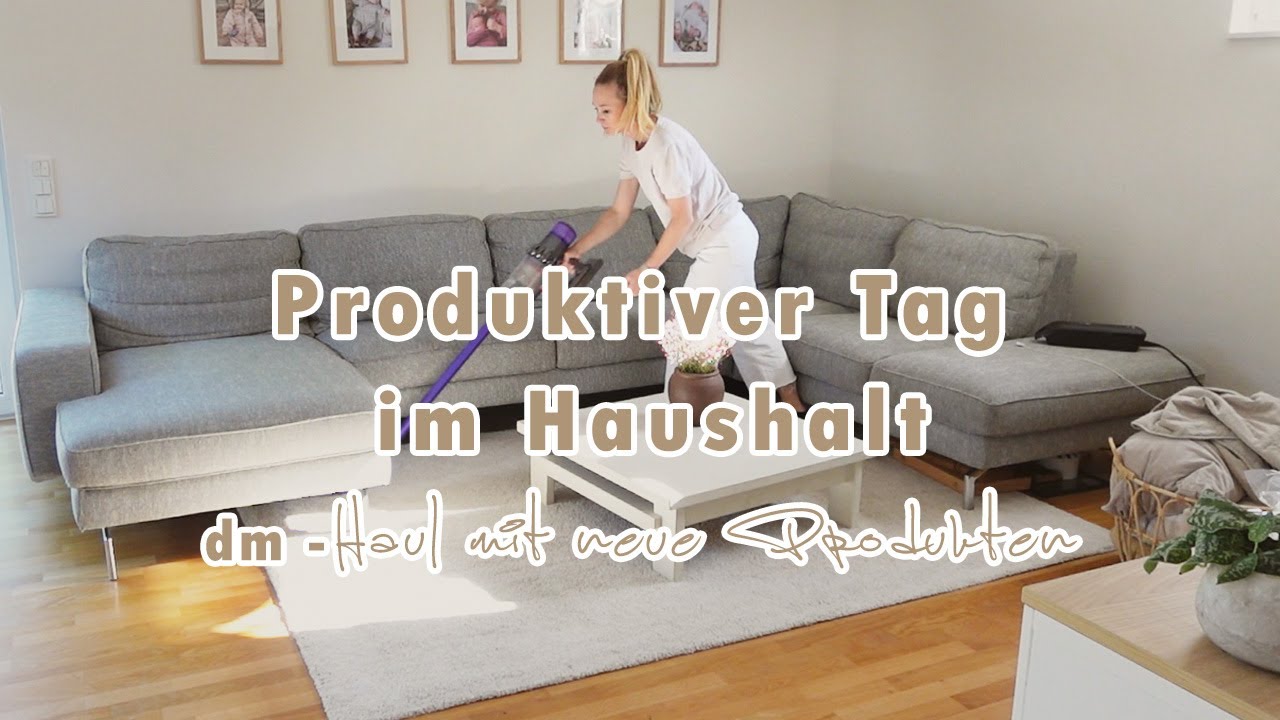 Motivations-Vlog: Heute wird ALLES erledigt! | Putzen und DM-Haul
