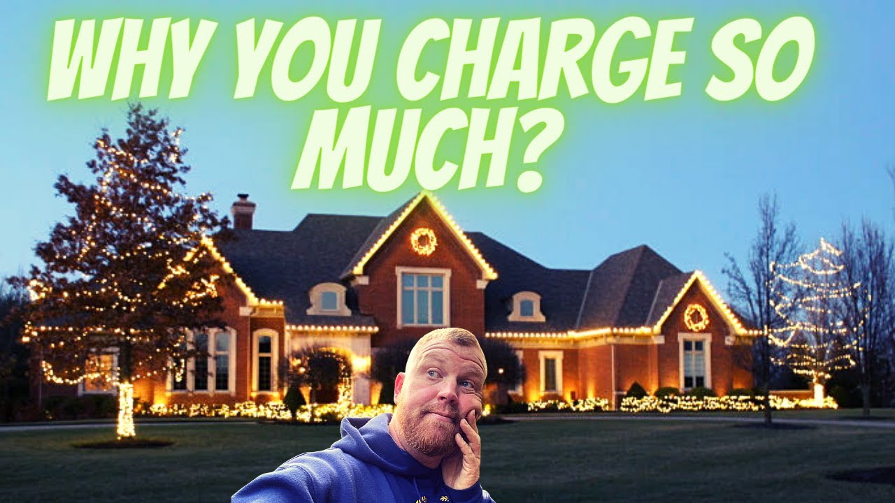 Christmas Lights Pricing To Stay in Business!