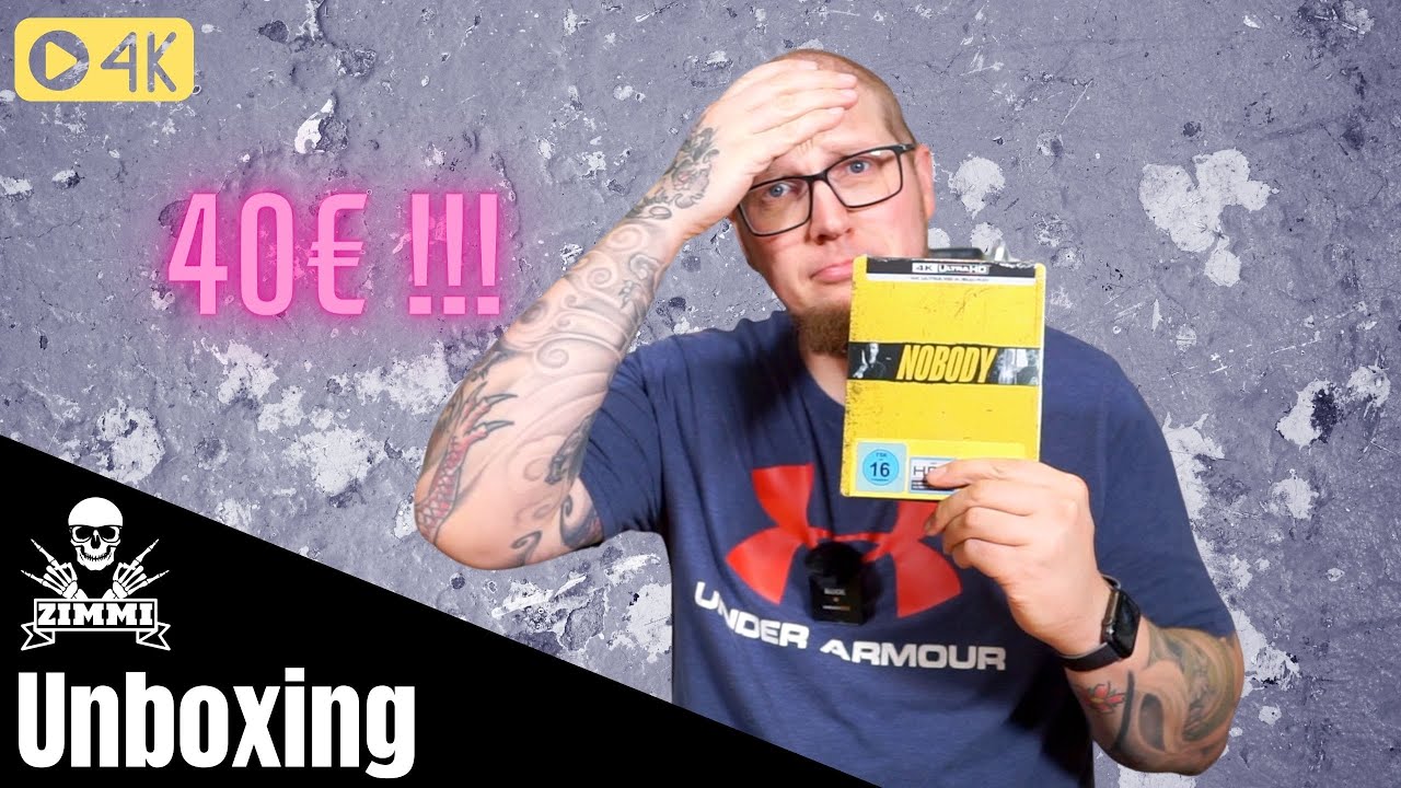 40€ für ein Steelbook! - Nobody UHD Steelbook Unboxing