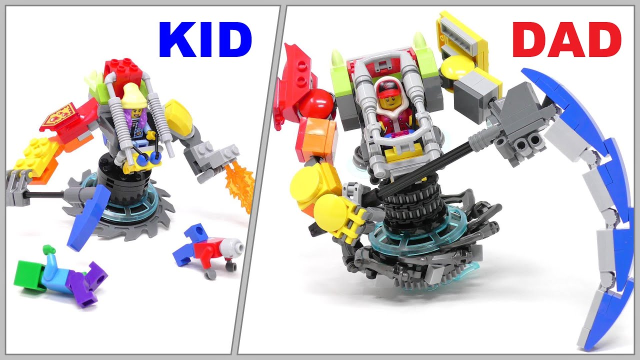 Excessively Upgrading My Son's LEGO Mech