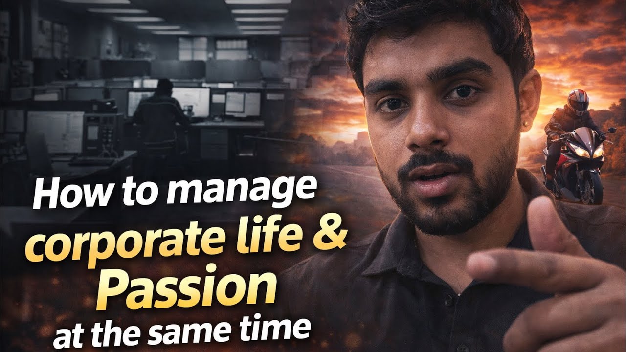 Boys have to manage everything at the same time ⏲️ | What we have to choose Passion or Corporation ?