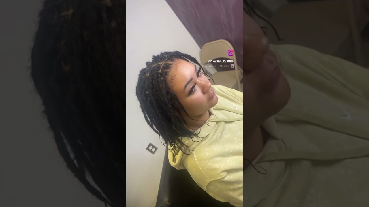 Instant locs on 2B hair type. 