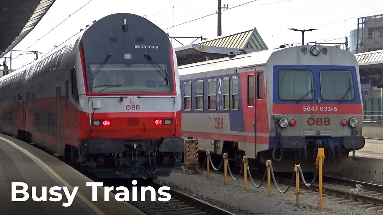 Austrian Trains Vlog #13 - Busy Trains at Wiener Neustadt HBF in Lower Austria (20.01.2023)