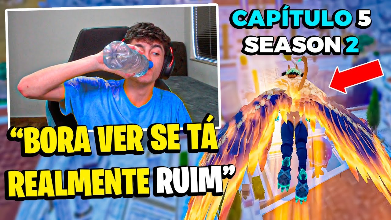 FICOU RUIM? Suetam testou a *NOVA TEMPORADA* do Fortnite!