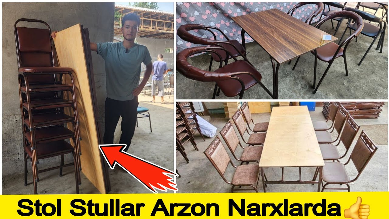 2024 Stol Stul Narxlari Arzon Joyidan | Optom Stol Stullar | Taklanadigan Stol Stullar