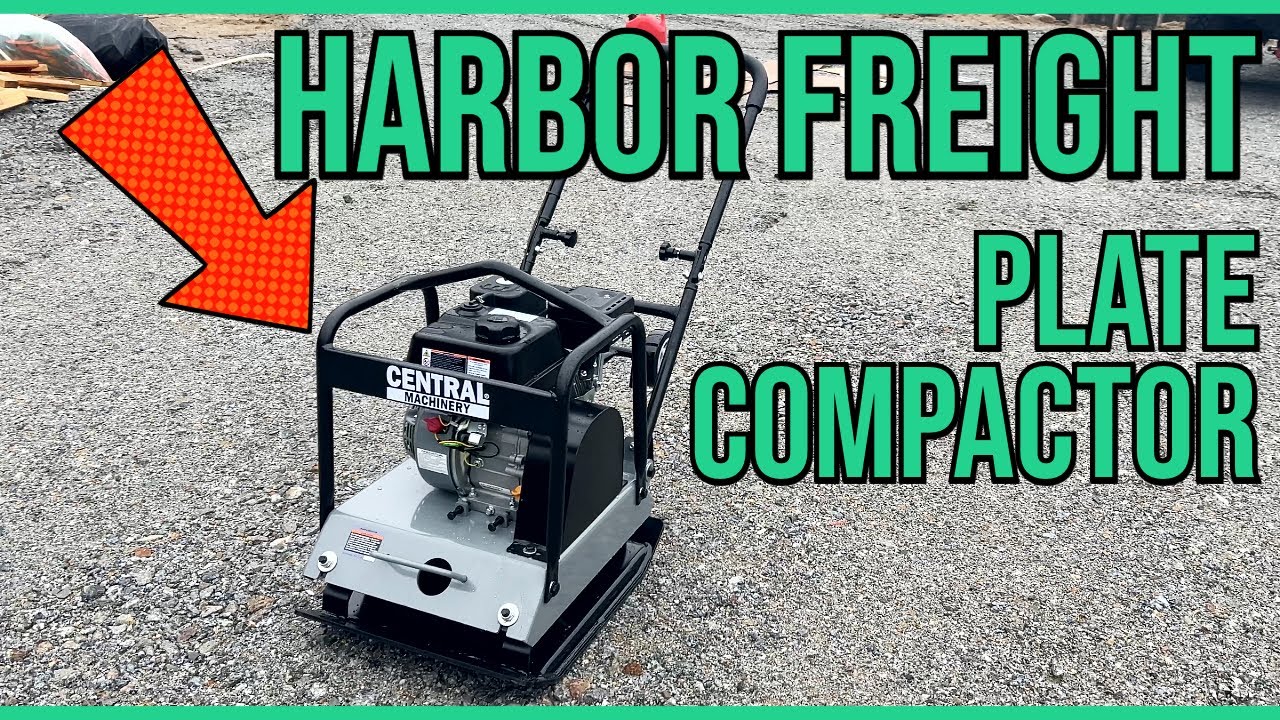 First Use of Harbor Freight Central Machinery Plate Compactor