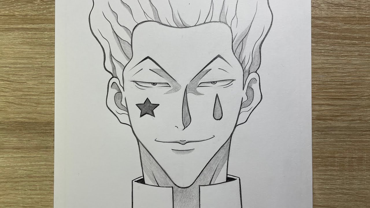 Как нарисовать Хисоку из Hunter x Hunter | Пошаговое руководство по рисованию аниме