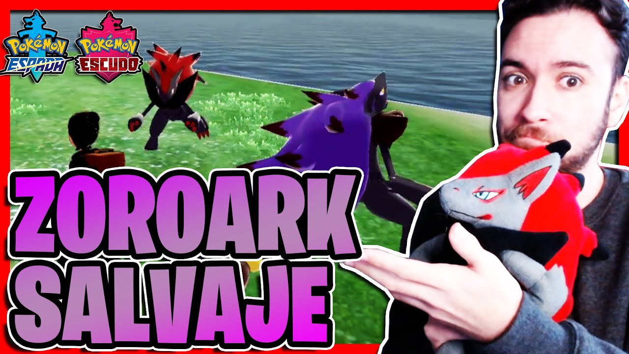 😍COMO CONSEGUIR a ZOROARK SALVAJE en Pokémon Espada y Escudo!!!✅ (mi zoroark conoce a otro zoroark)😨