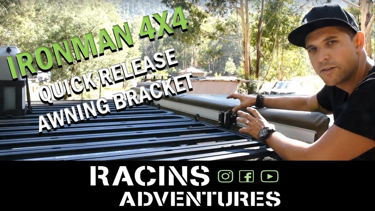 Ironman 4x4 Quick Release Awning Bracket | Solo set up tips