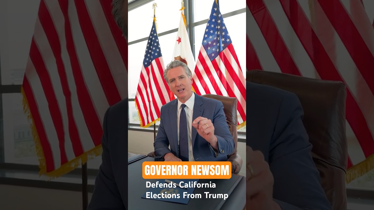 Governor #Newsom Defends #California #Elections From #Trump  #shorts #2026elections #politics #news