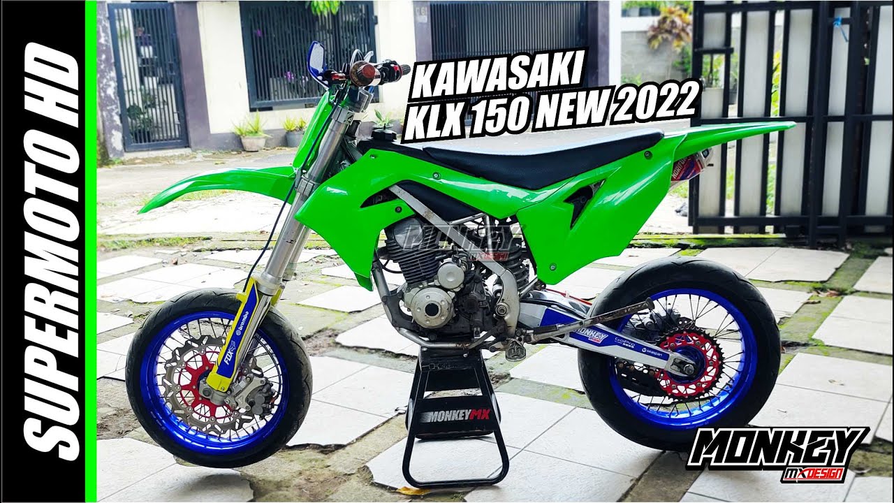 MODIFIKASI KLX 150 S,L,BF PAKE BODYSET KXF 450 TH 2022 SUPERMOTO HD( NO RUBAH RANGKA )