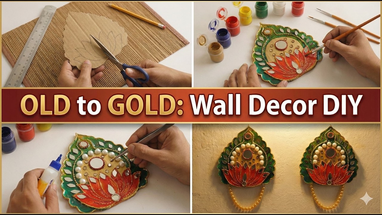 ₹0 Budget Wall Hanging | Easy & Beautiful Home Decor Idea