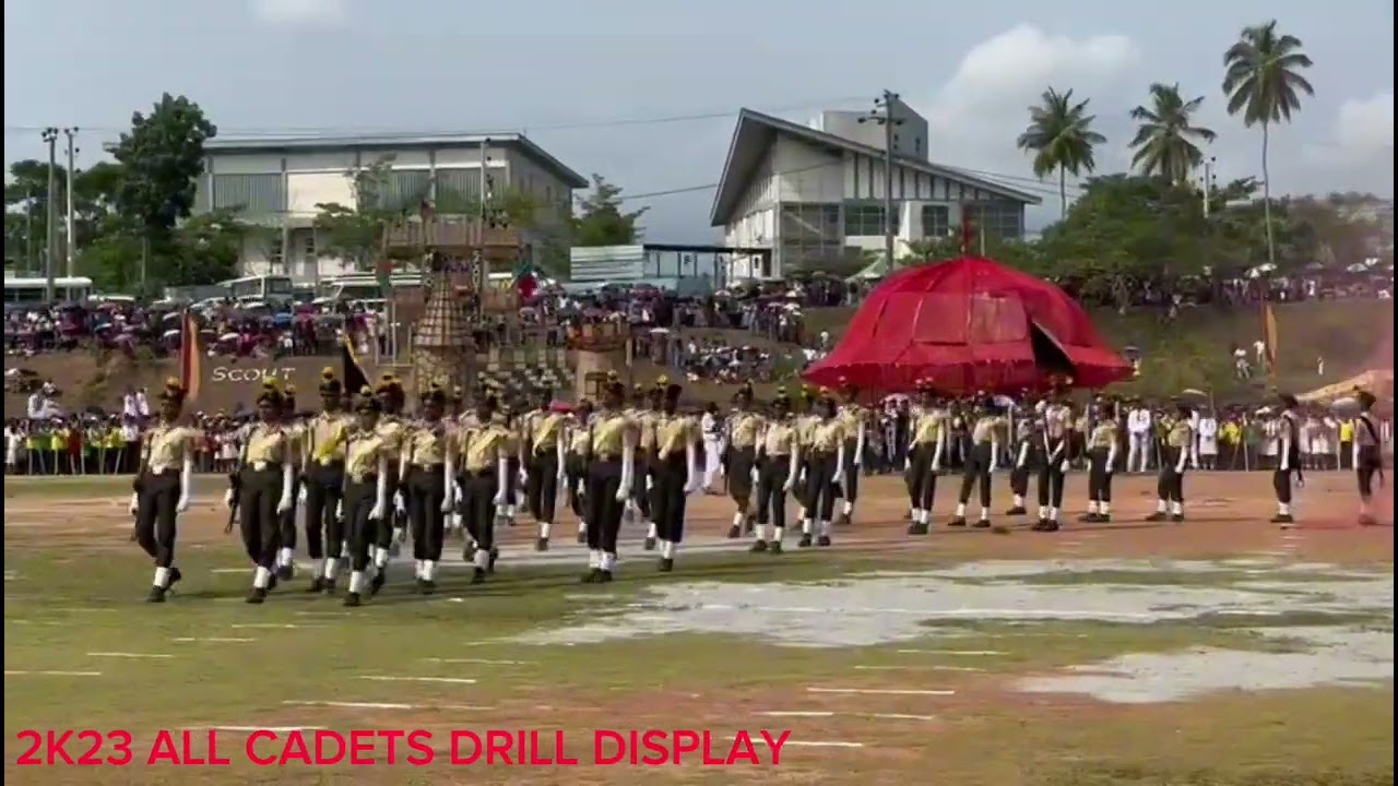 Mahinda Rajapaksha College Homagama-2023 All Cadets Drill Display