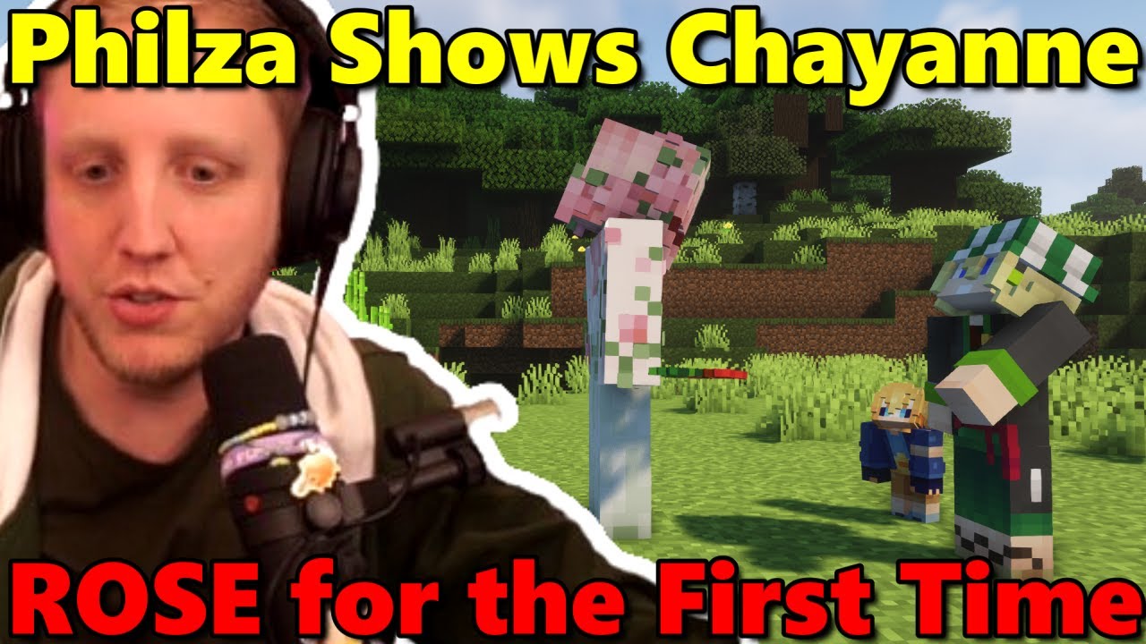 Philza & Chayanne Visit Rose the Flower Deity & ask her to Protect his Son on QSMP Minecraft