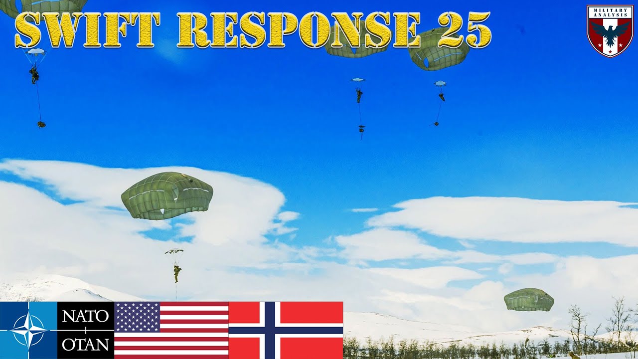 Swift Response 25 | The Most Powerful NATO Paratroopers Jump in Norway