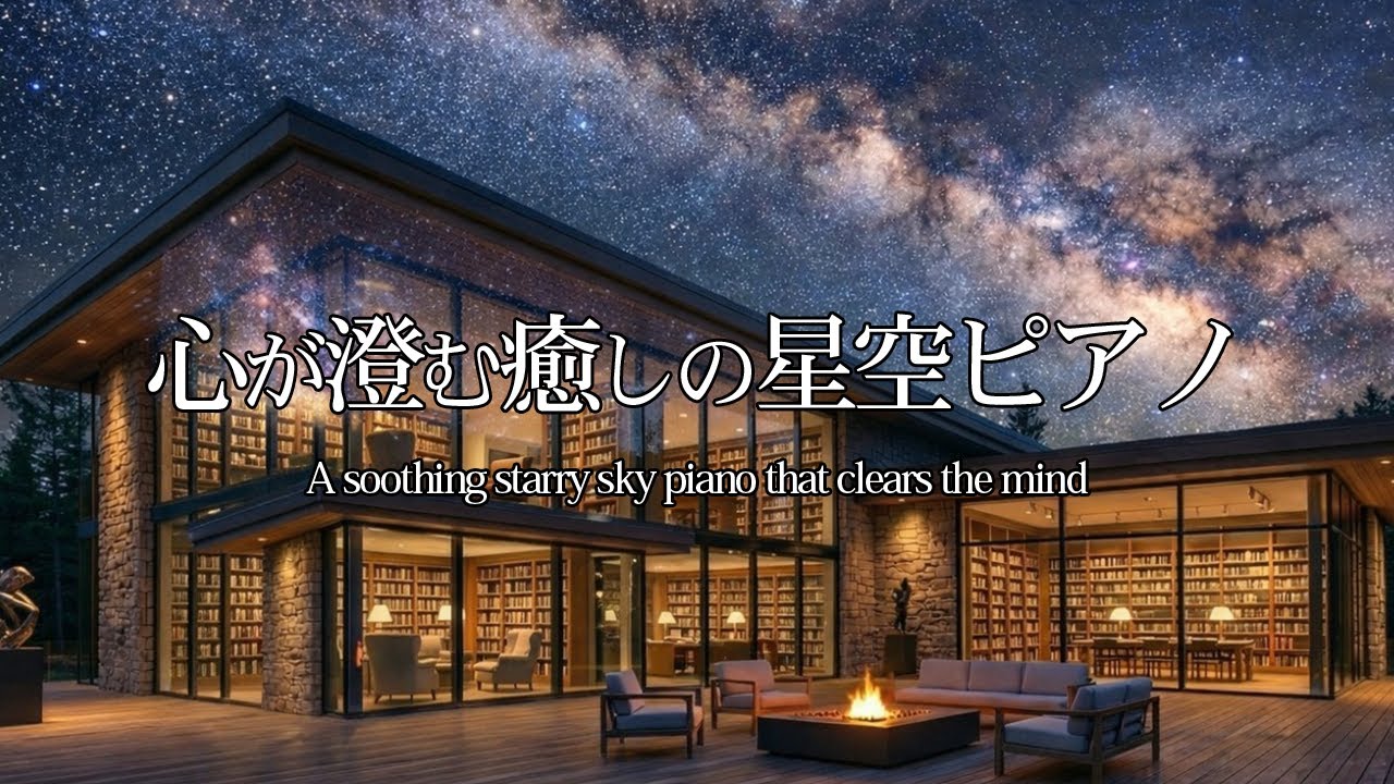 【ピアノBGM】心が澄む癒しのピアノ音楽集│作業用・読書・勉強・リラックス
