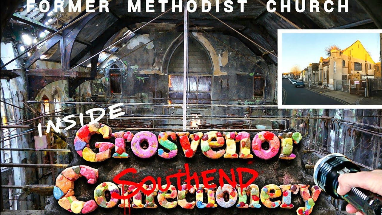 🍭🔦Заброшенная фабрика по производству рок-музыки Grosvenor Seaside Rock Factory — спрятана в забр...