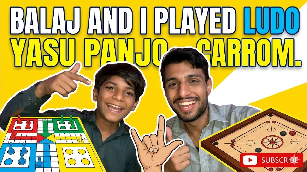 Playing with my cousin Balaj Malik || Ludo and Carrom 🎲
