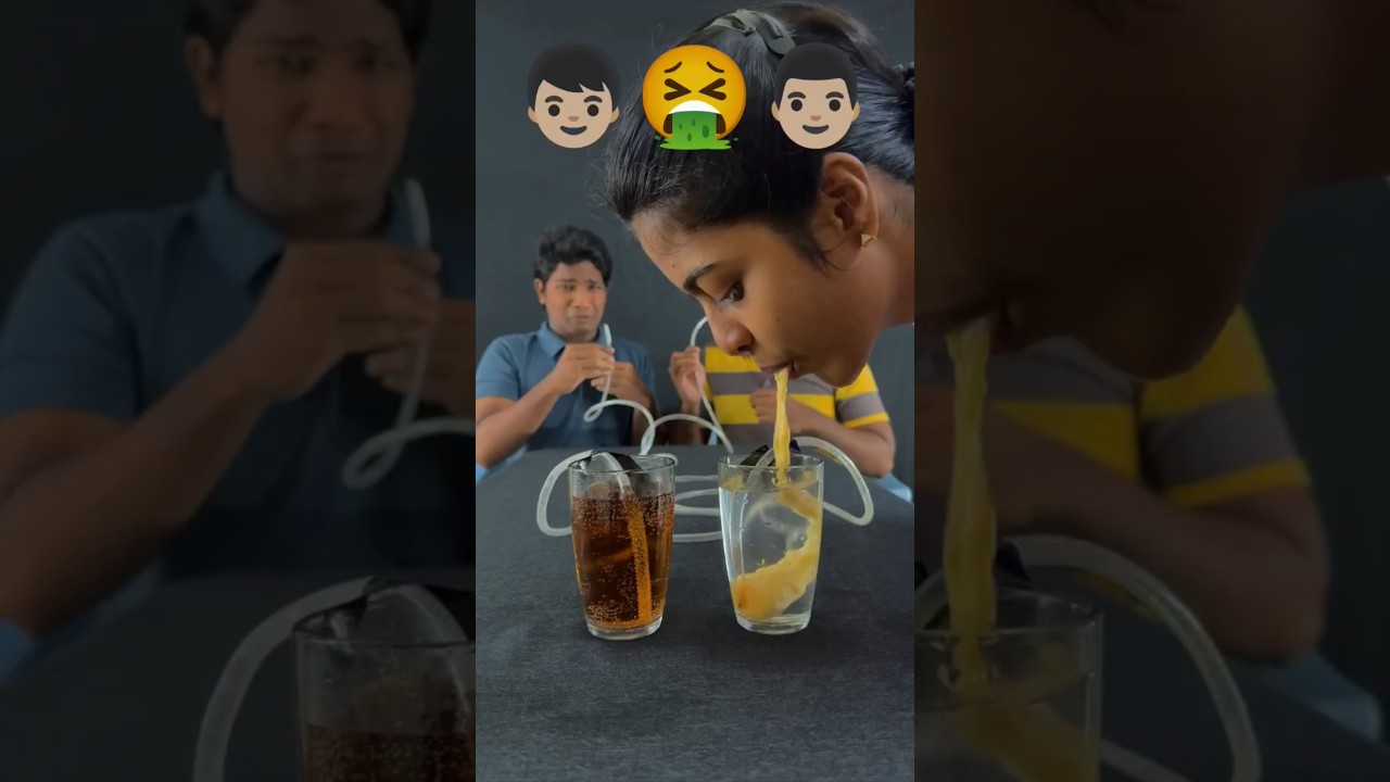 Who will drink the vomiting water?!🤮 #shorts #shortsfeed #viralshorts #challenge