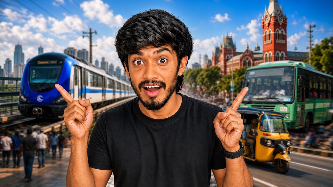 I Tested all Transportation in Chennai