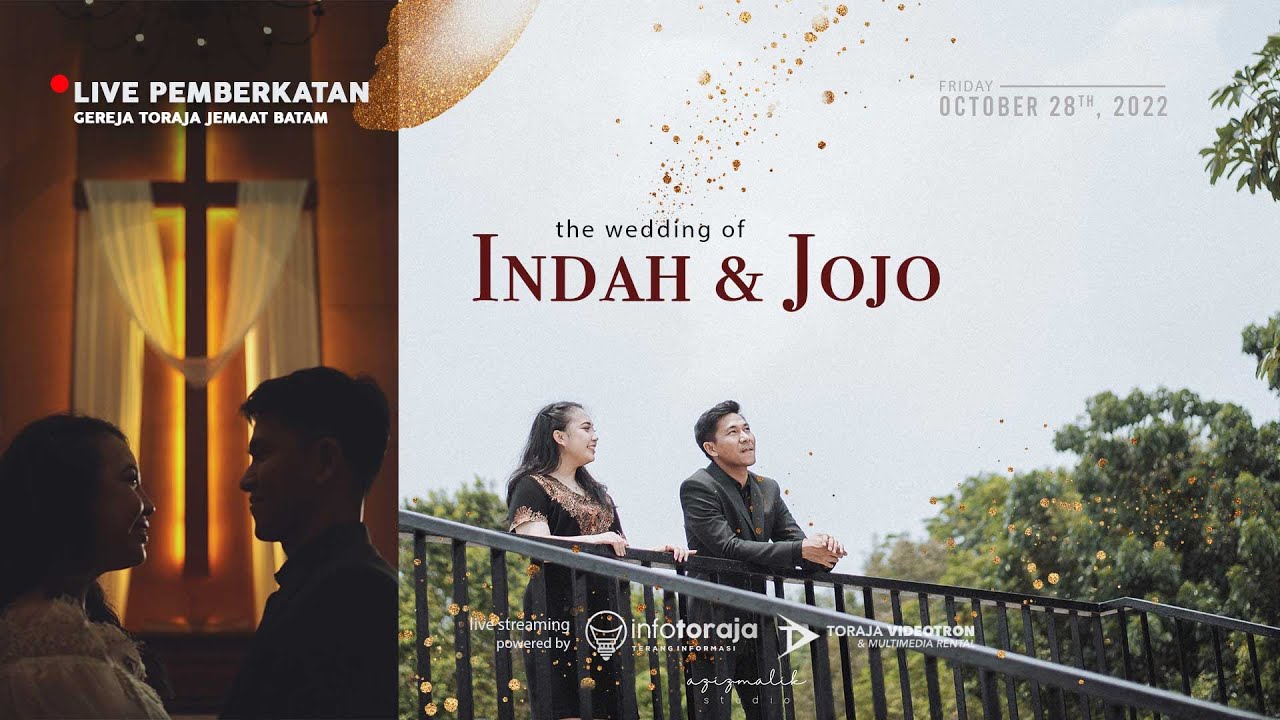 PEMBERKATAN PERKAWINAN INDAH & JOJO GEREJA DI TORAJA JEMAAT BATAM