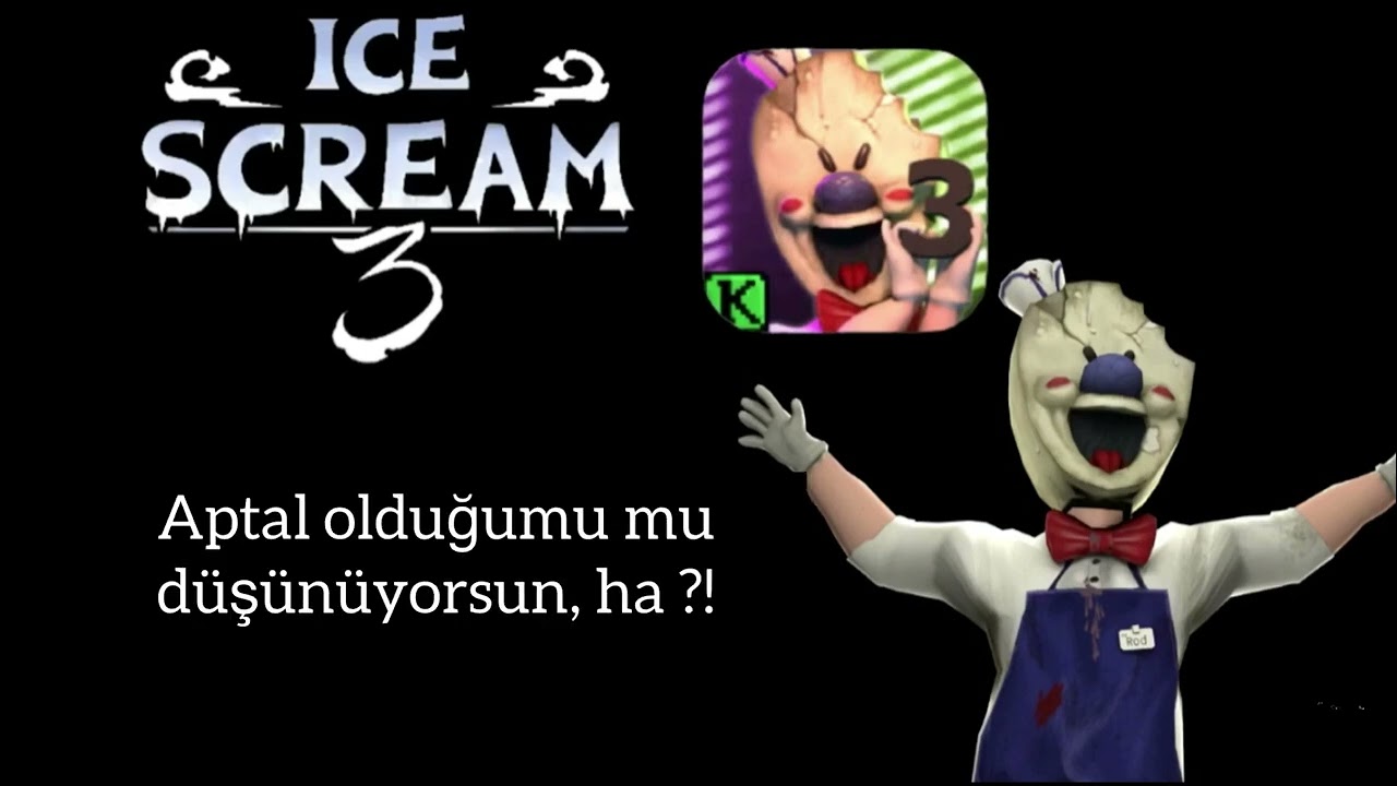 Ice Scream 3 Rod sesleri Türkçe çeviri | Açıklamayı okuyun!! | NostaljikGamerTR