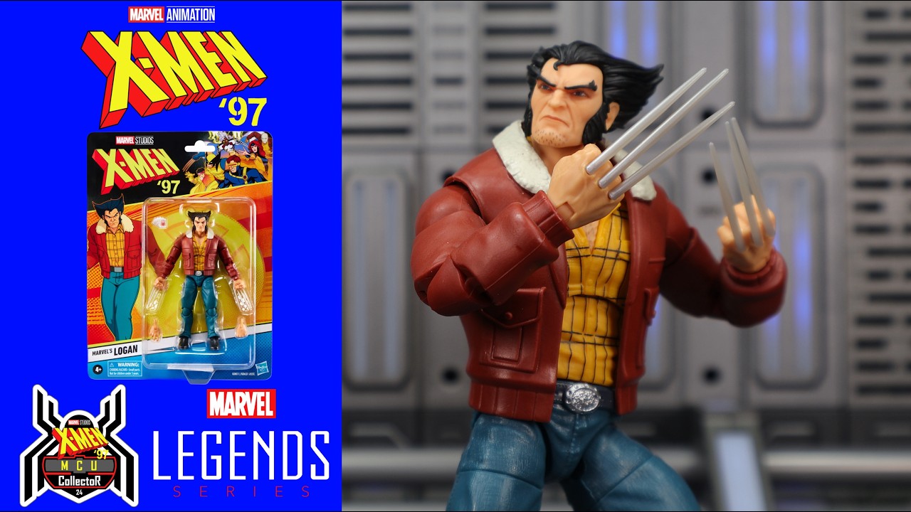 Обзор фигурки Marvel Legends X-Men 97 LOGAN Wolverine из 3-й волны, мультсериал MCU.
