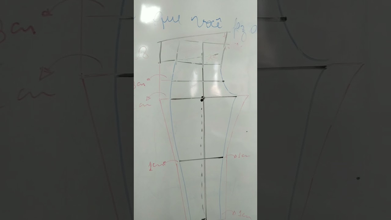 Como fazer a molde de calça 