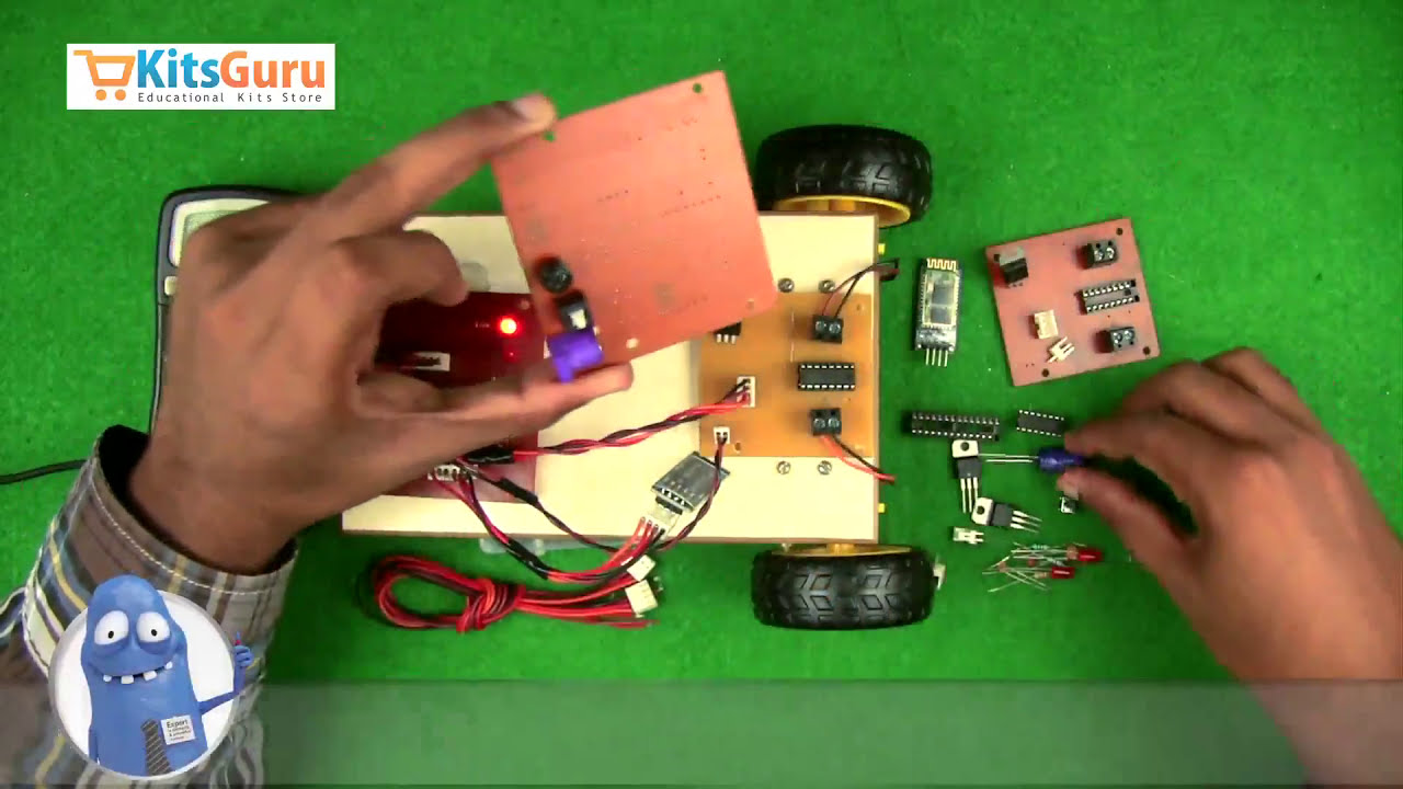 SmartPhone Controlled Robot by KitsGuru | DIY kit | LGRB050 (ENGLISH)