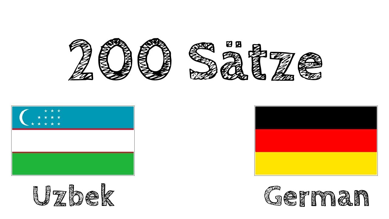 200 Sätze - Usbekisch - Deutsch