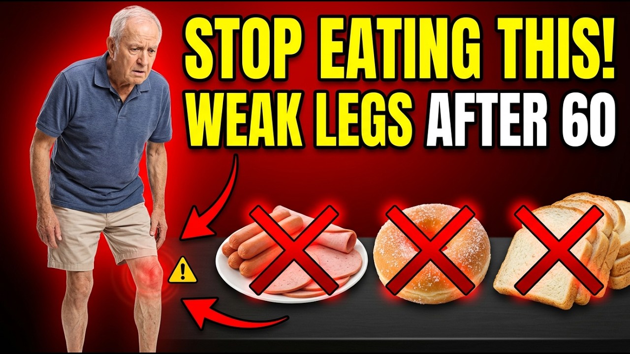 Muscle Loss After 60 — 3 Common Foods That Quietly Weaken Your Legs