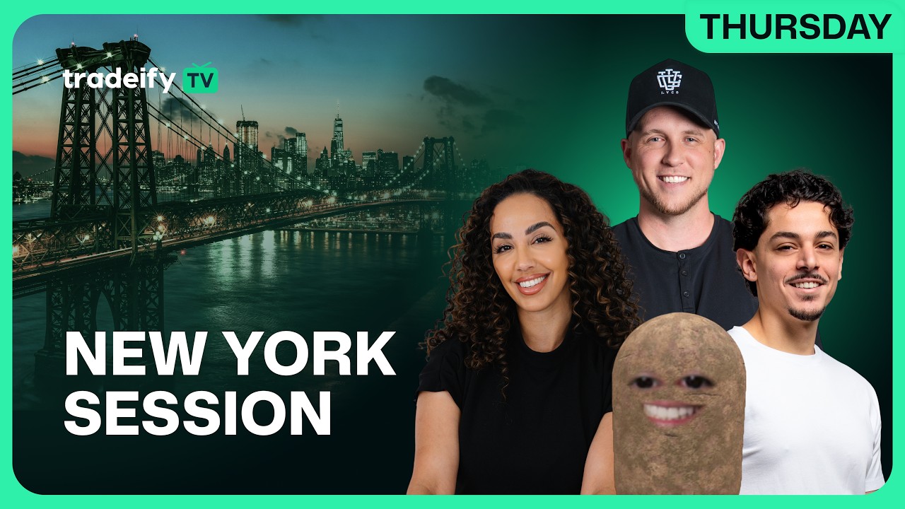 NEW YORK SESSION LIVE! | Tradeify TV | THURSDAY 8/6/26