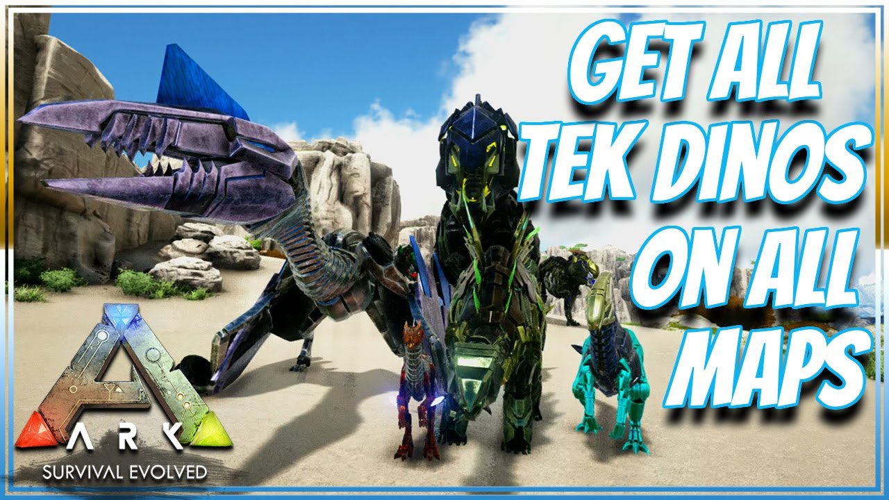 Ark Xbox и PS4: получите всех Tek-динозавров на всех картах