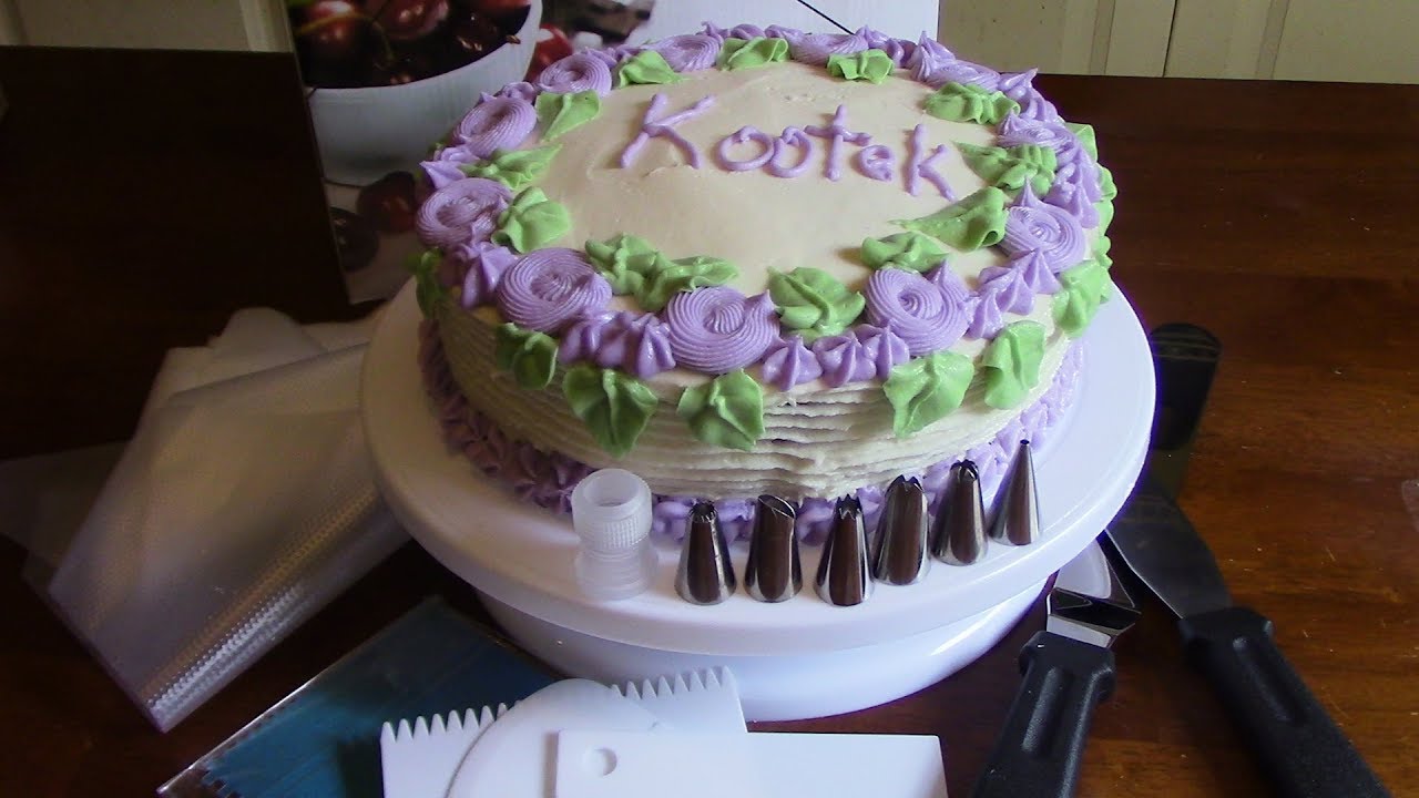 Kootek Cake Turntable and Decorating Kit