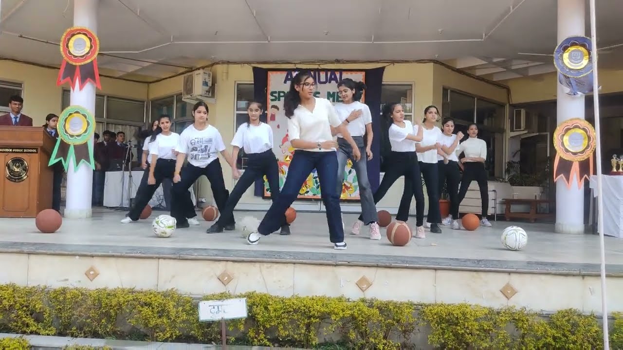 Annual Sports Day Dance 2023 | HALLA BOL | Defence Public School Vaishali Nagar | Football Theme