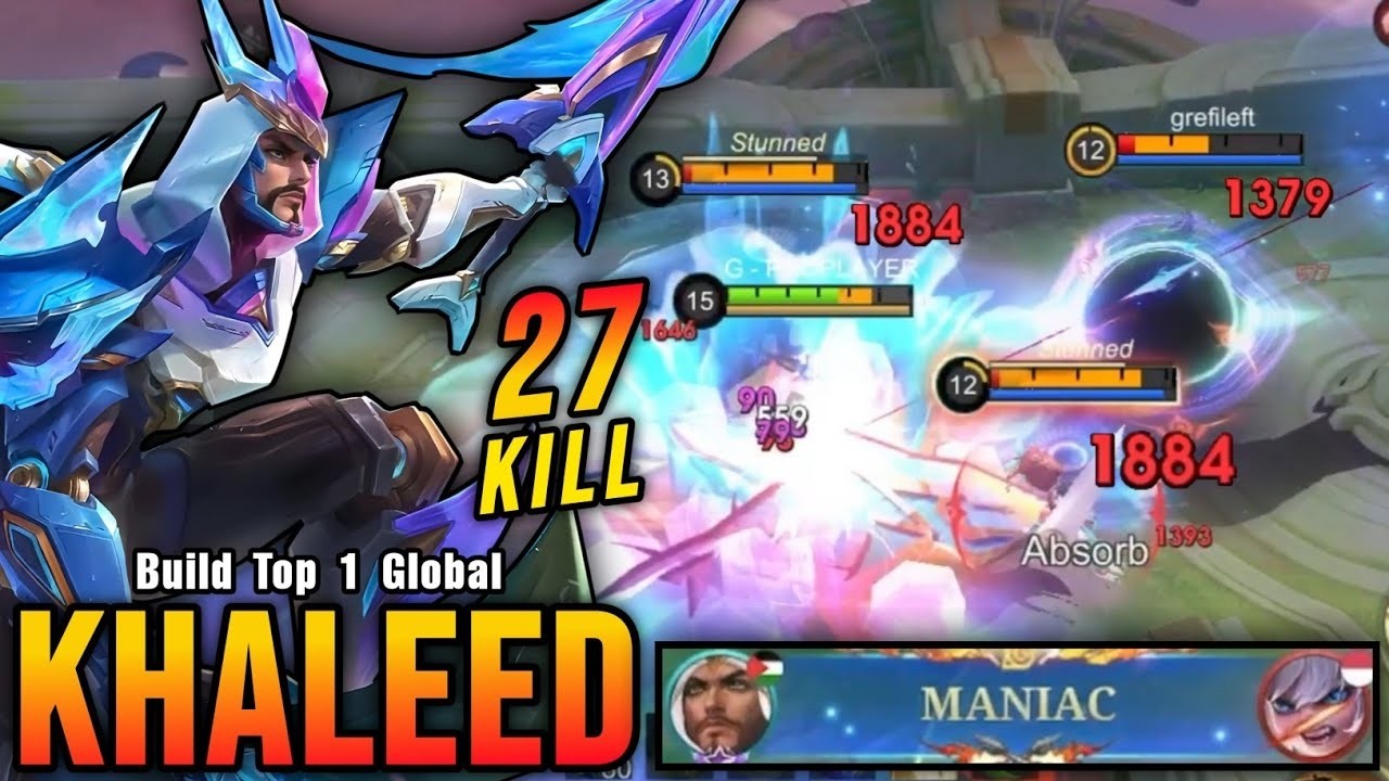 😈KING KILLER POWER! 🌪️ Non-Stop Savage with Khaleed! #mobilelegends #mlbb