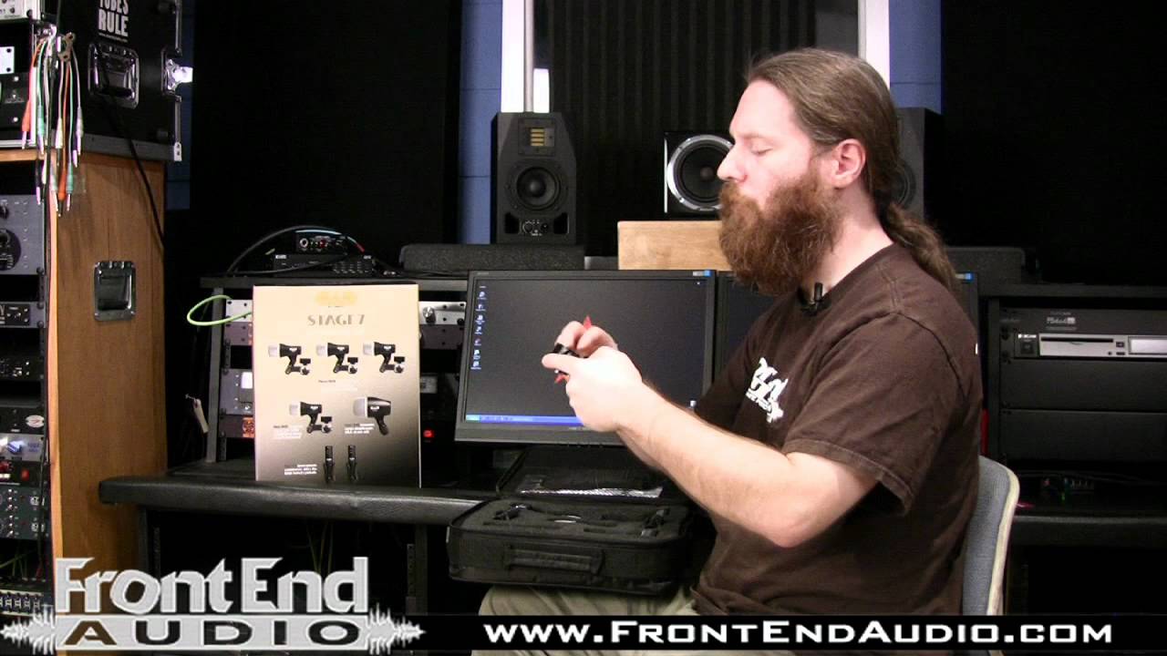 CAD Stage7 7-Piece Drum Microphone Pack