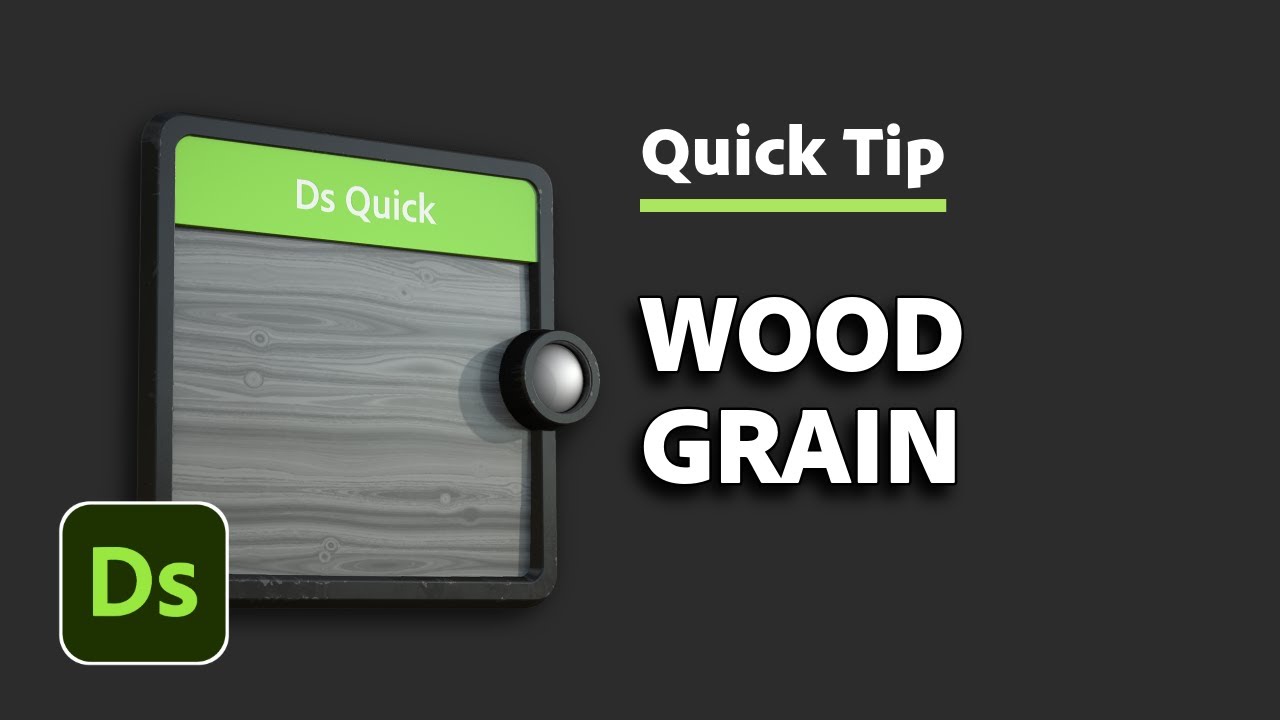 Wood Grain | Designer Quick Tip #6 | Adobe Substance 3D